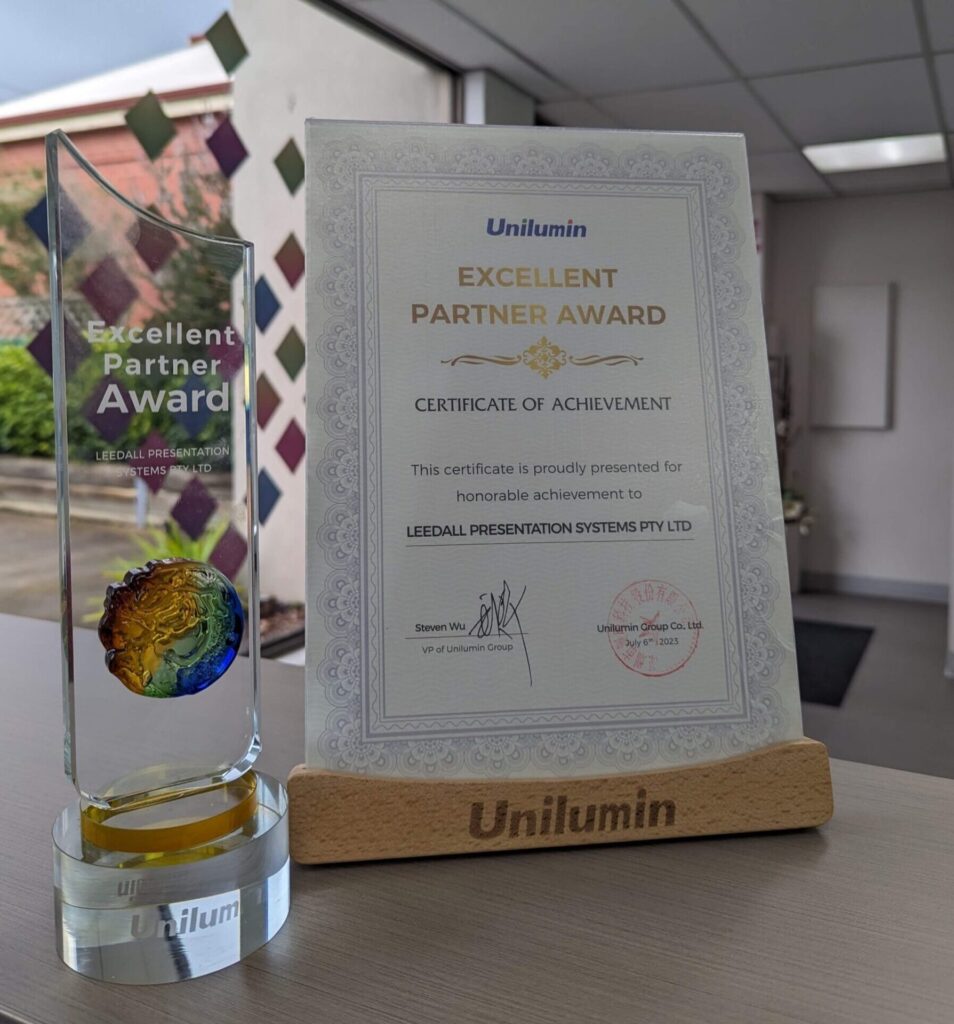 Unilumin Excellent Partner Award